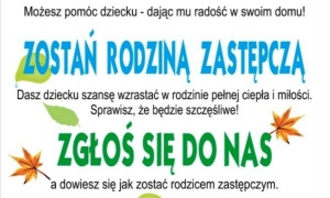 Zostań rodziną zastępczą!