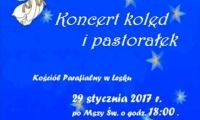 Zaproszenie na koncert kolęd i pastorałek