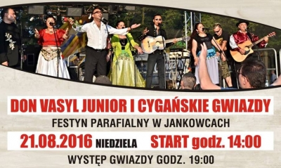 Festyn w Jankowcach - wystąpi Don Vasyl Junior i cygańskie gwiazdy