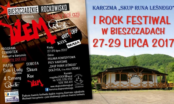 Bieszczadzkie Rockowisko już od czwartku!