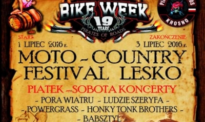 Moto-Country Festival w Lesku. Warto już planować wakacje!