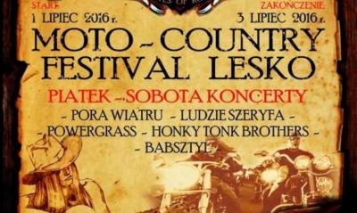 Moto-Country Festival Lesko 2016 już od piątku!