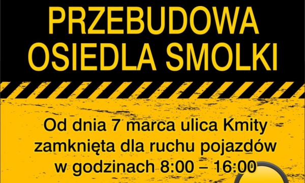 Uwaga! Rozpoczęły się prace remontowe przy ul. Kmity