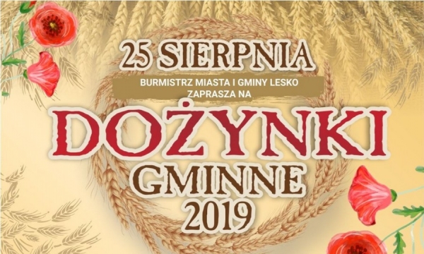 Dożynki gminne 2019. Zaproszenie