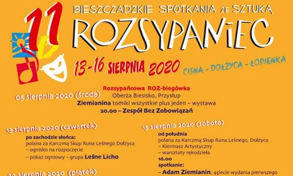 Bieszczadzkie spotkania ze sztuką - ROZSYPANIEC już po raz XI