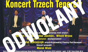 Gala Tenorów ODWOŁANA